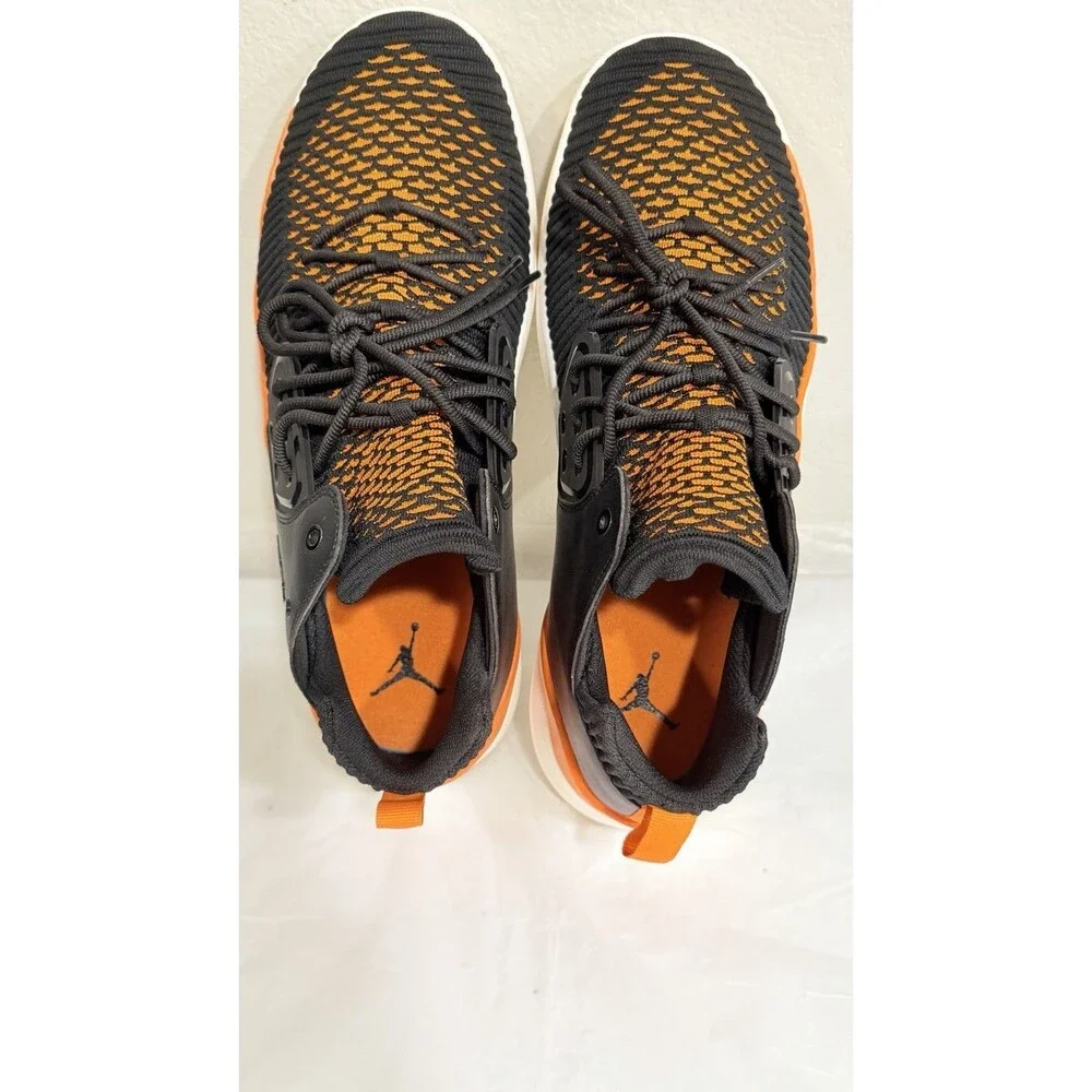 Nike Air Jordan DNA LX Men Black Orange Shoes AO2649-007 Size 15 BRAND NEW.